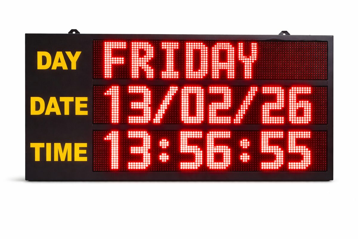 Day / Date / Time (dot-matrix) — KVAR