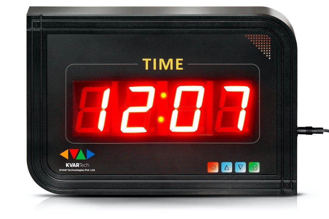 Single-zone time display — KVAR