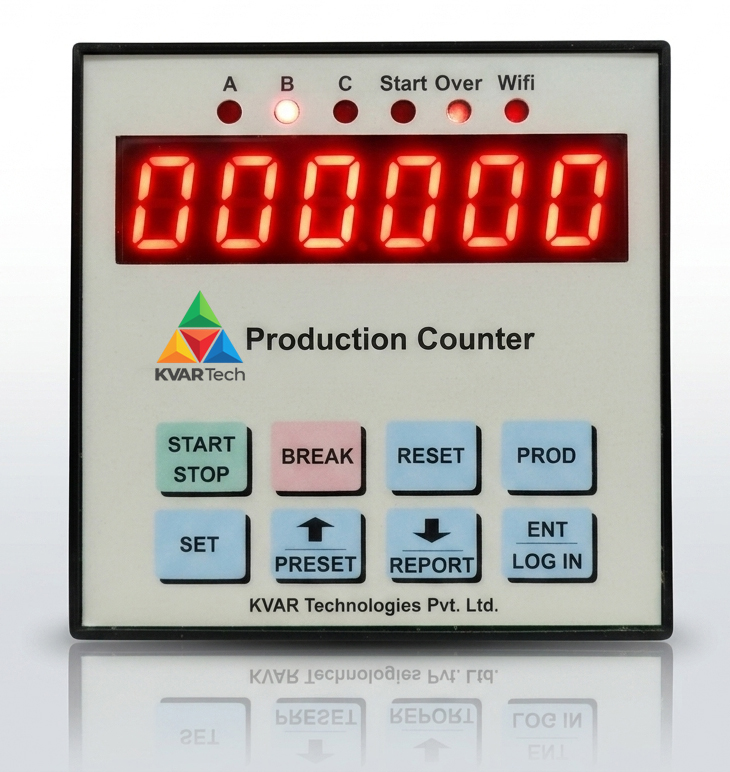 Production counter display